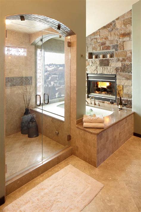 This bathroom has fully leaned into its rustic bathroom ideas. Cozy And Warm Rustic Bathroom Designs