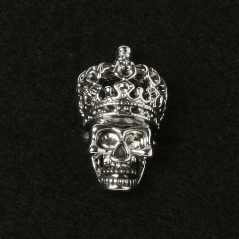 Skull With Crown Ring