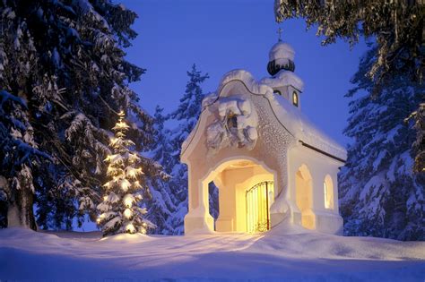 Snowy Church Wallpapers Top Free Snowy Church Backgrounds