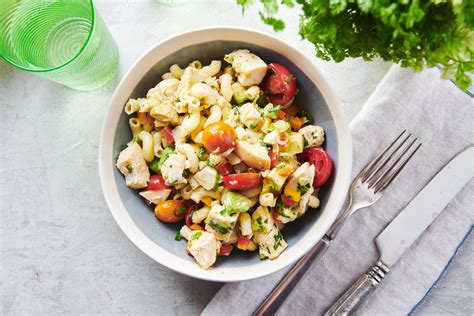 Pasta Salad With Chicken Avocado And Tomato Recipe — The Mom 100