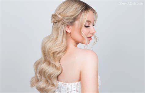 Beautiful Bridal Hairstyles That You Can Do Yourself Milk Blush