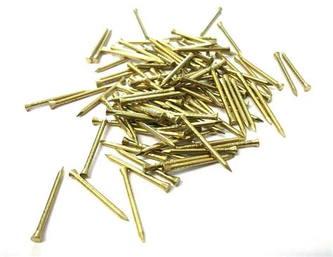Solid Brass Panel Pins Picture Tacks Hardboard Nails Etsy Uk