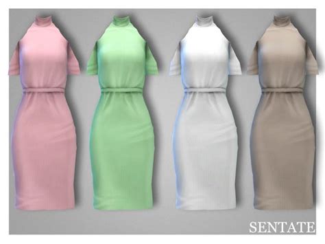 Sssvitlans “created By Sentate Fabian Dress Created For The Sims 4 A