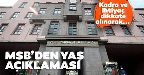 İşte 2020 yaş kararları terfi listesi. MSB'den son dakika YAŞ kararları açıklaması - Son Dakika ...