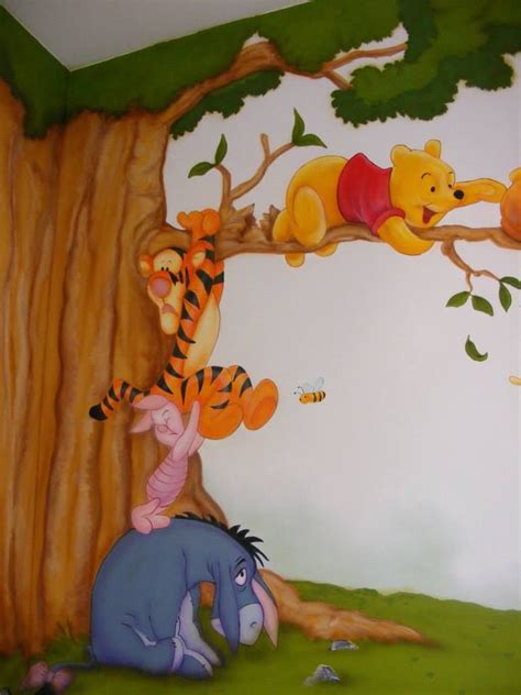 Kids bedrooms lists the cheapest bedroom furniture, childrens beds, kids wardrobes, kids chest of drawers, kids bedside table, childrens bedding so you can buy kids bedroom items for winnie the pooh 30cm square storage box. Winnie the Pooh wall mural. Nursery mural. Baby bedroom ...