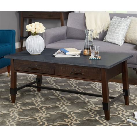 Durham cocktail table dimensions overall 18 1 4h x 50w x 24d, source: Durham Coffee Table - Walmart.com - Walmart.com