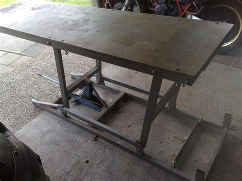 Motorcycle lifts, order today before 2.30pm for same day dispatch. Motorlift | Lift table, Motorcycle lift table, Workbench
