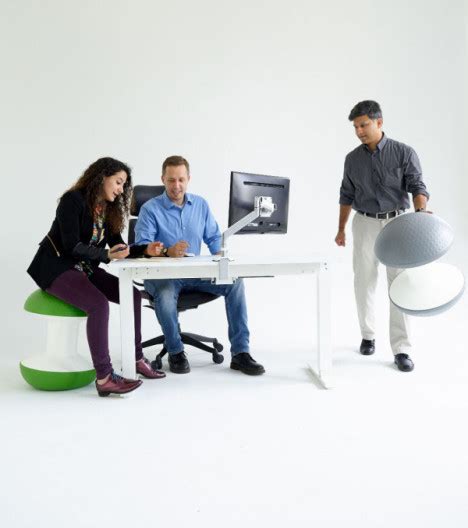 All humanscale ergonomic chairs are designed to use the sitter's own body weight and the laws of physics to i use my ballo alternately with my regular task chair and my posture has really improved. Perfect Balance: Active Stool Works Your Core at the Office