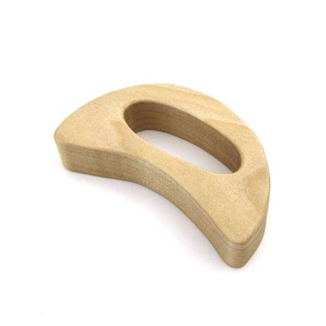 Moon Wooden Teether Organic Baby Toy Infant By Armadillodreams