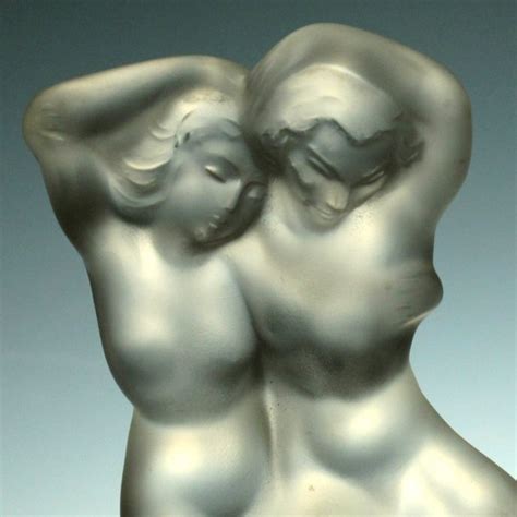 Le Faune Nude Dancing Lovers Lalique Figurine S Lalique Vinterior