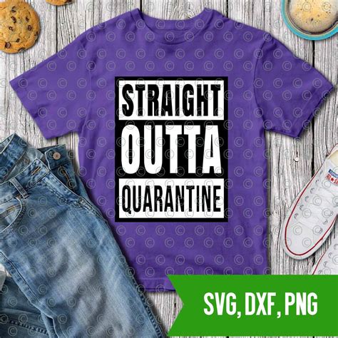 Download Straight outta quarantine Fortnite SVG DXF PNG Cut files Cricut