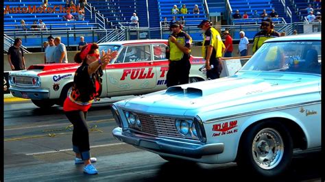 Drag Racing Classic Cars Nostalgia Super Stock At Chicago Raceway Youtube
