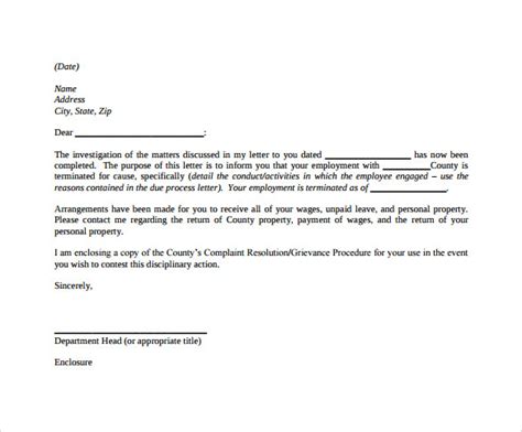The sales services termini nation letter is an official document written by client and salesmen to notify of the end of services delivery to a company. FREE 14+ Termination Letters Templates in MS Word | PDF