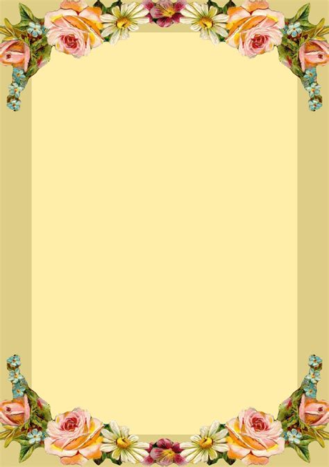 Free Printable Stationary Border Designs Printable Templates