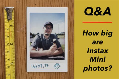 What is a standard wallet size photo? How Big Are Instax Mini Photos?