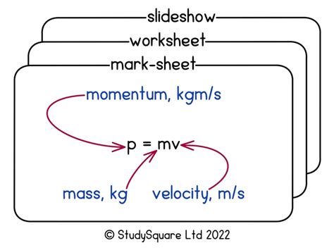 Momentum For Aqa Gcse Physics Slides Worksheet Mark Sheet