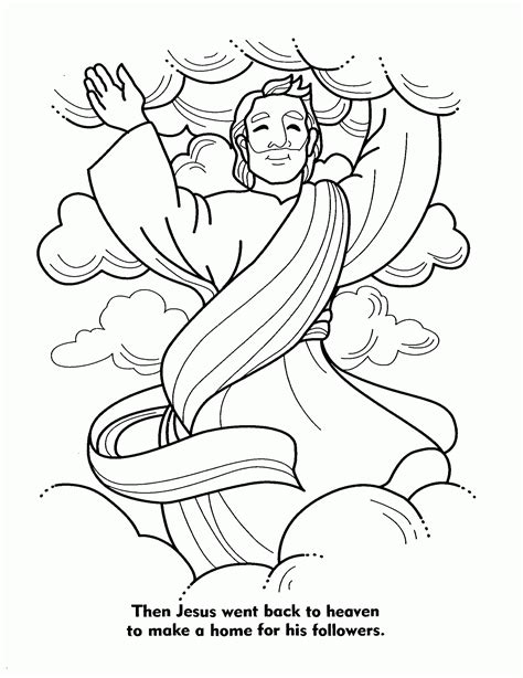 Free Ascension Coloring Page Download Free Ascension Coloring Page Png