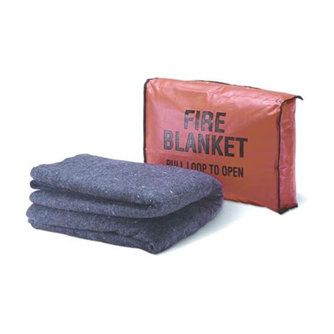 Fire Blanket With Fire Blanket Cover Ready America The Disaster
