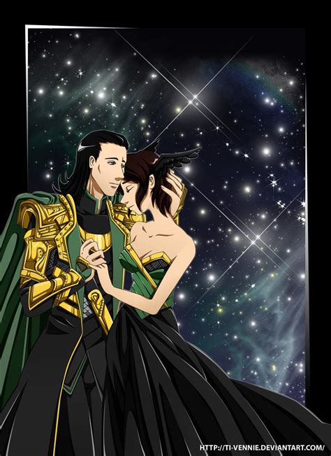 Loki X Sigyn Among The Stars By Ti Vennie On Deviantart Loki And