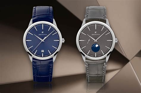 Introducing: Zenith Elite Classic and Moonphase Watch Collection ...