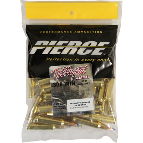 Ammomart 308 Winchester Ted Nugent 165gr Barnes Mrx 50 Rounds