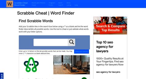 Access Scrabble Cheat Word Finder Scrabble Solver