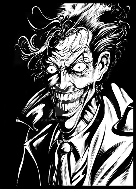 Joker By Ashasylum On Deviantart Joker Artwork Joker Art Joker And