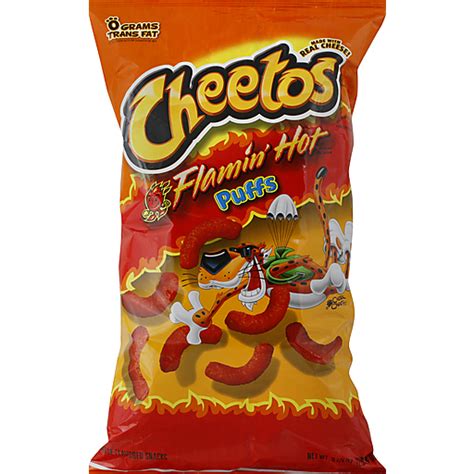 Cheetos Cheese Flavored Snacks Puffs Flamin Hot Cheese And Puffed Snacks Chief Markets