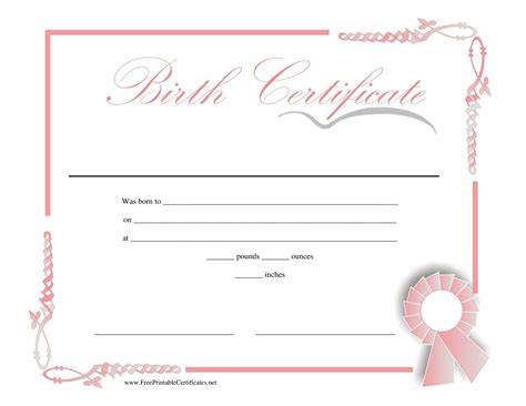 Getting a fake birth certificate is easier than you've expected. 15 Birth Certificate Templates (Word & PDF) ᐅ TemplateLab