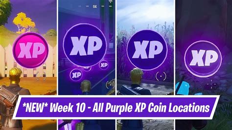 Every week, you'll find them in different locations on apollo island. Week 10 - All *NEW* Purple XP Coin Locations in Fortnite ...