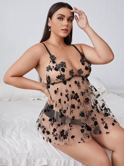 Plus Size And Curve Intimates Plus Size Lingerie Shein Usa