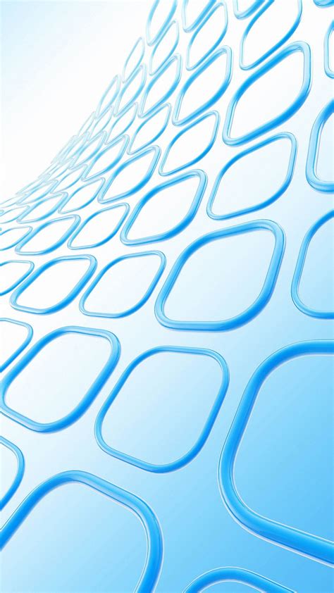 Free Download Hd Blue 3d Squares Wallpaper For Iphone 6s Plus