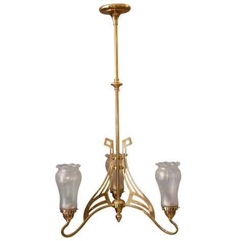 Check out our glass ceiling lamp shade selection for the very best in unique or custom, handmade pieces from our lighting shops. Art Nouveau three-Light Ceiling Lamp with original glass ...