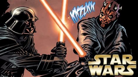 How Darth Vader Fought Darth Maul In Star Wars Legends