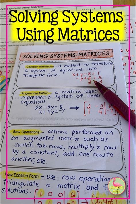 · complete the worksheet for today that reviews concepts from chapter 11. Here is a complete PreCalculus lesson for solving systems ...