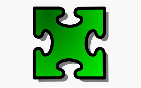 30 custom shape presets for photoshop. Green Jigsaw Piece 03 - Puzzle Pieces Different Shapes ...