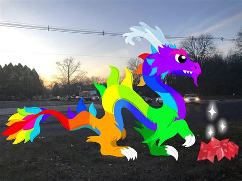 Dv In Real Life Rainbow Dragon Took A Few Pictures While I Was Out