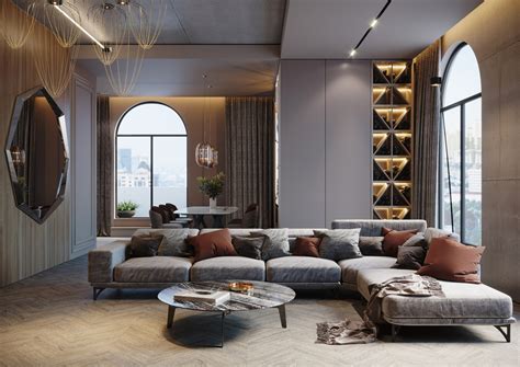 Elegant Penthouse - modern elegance in neutral hues | AB and Partners