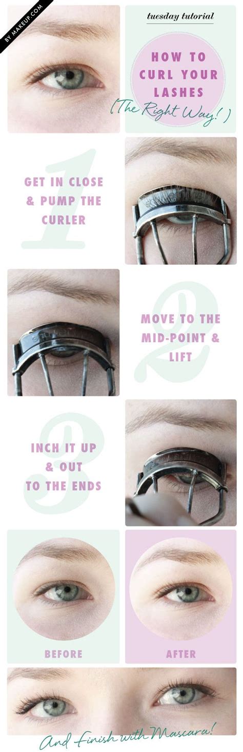 Choose the right eyelash set for your eye shape. Tuesday Tutorial: How To Curl Your Eyelashes (The Right ...