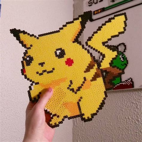 Pokemon Classic Chubby Pikachu Pixel Perler Art Etsy The Best Porn