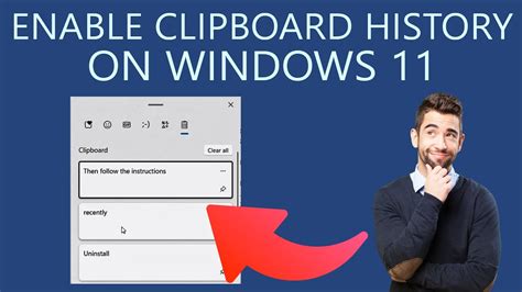 How To Enable Clipboard History In Windows 11 Youtube