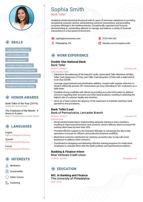 Online Resume Templates For 2023 Download And Customise