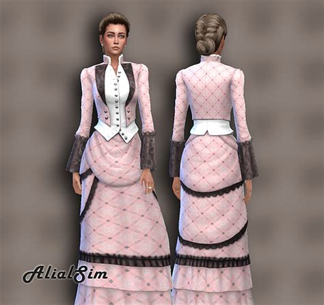 Victorian Dress Gf2 At Alial Sim Sims 4 Updates
