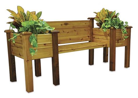 We've put together 18 free garden bench plans to take your outdoor paradise to the next level. Cedar Planter Bench - The Green Head