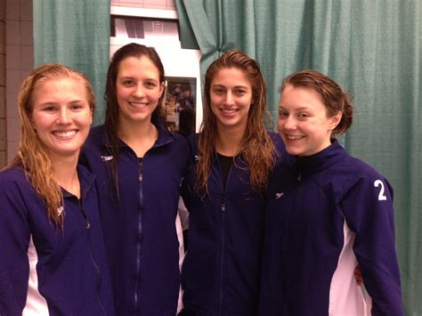 Trinity College Swimming And Diving Nescacs Day 1 New 400 Medley Relay