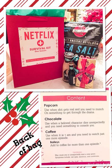 Luckily, we've put together a list of christmas exchange gift ideas for every budget. A gift I made for my Secret Santa at work. Netflix ...