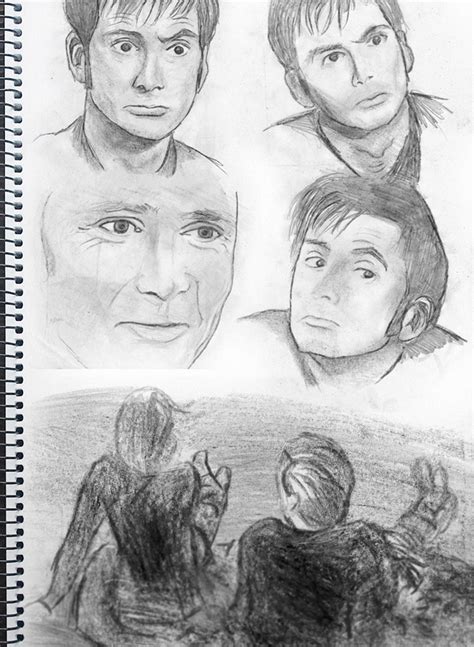 More The Doctor David Sketches By V511 On Deviantart