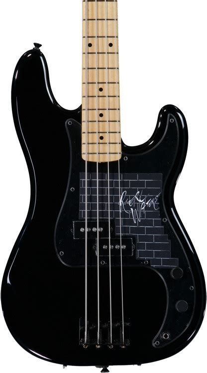 Roger's preferred bass from 1970 to around 1978/9 was a black precision with a maple neck, large those are the same pickups that roger waters has had in his black p bass hybrid since '79. Fender Roger Waters Precision Bass - Black | Sweetwater