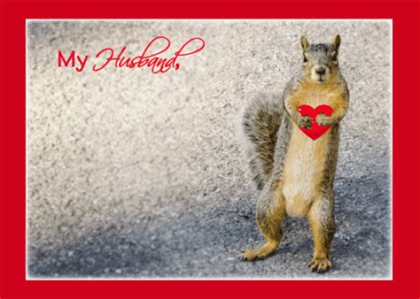 Gifting someone, especially husbands, is an arduous job. Squirrel With Heart! Husband's Birthday. Free For Husband ...