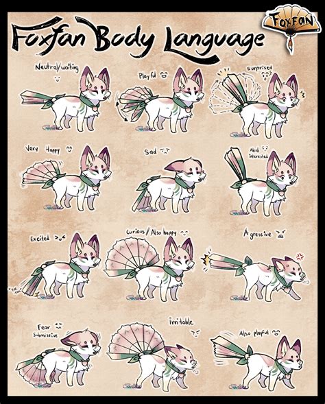 Foxfan Body Language By Belliko Art On Deviantart